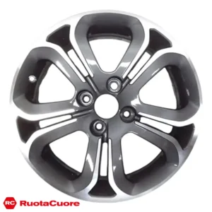 LLANTA "16 DIAMANTADA/PLOMO <br>PEUGEOT 208