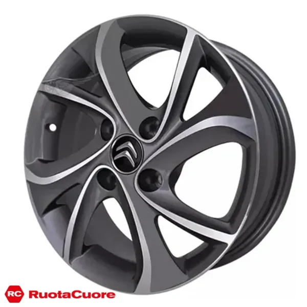 LLANTA "15 DIAMANTADA/GRIS PLOMO<br> CITROEN C3